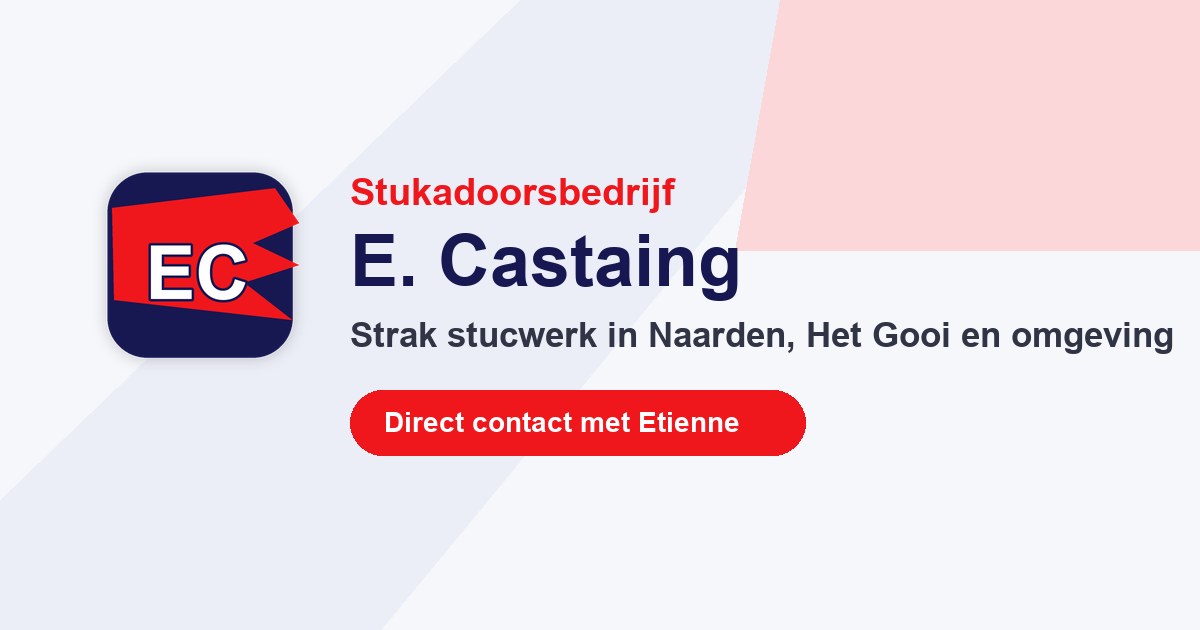 Beeld van de website van Castaing Stucwerk